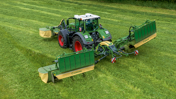 Section Control for butterfly mowers