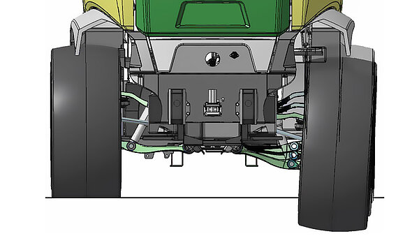 Suspension indépendante des roues