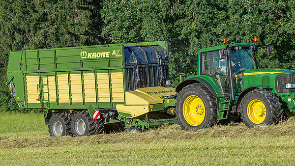 The KRONE EasyFlow pick-up