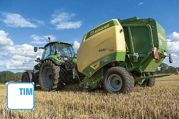 Option: Presse steuert Traktor dank TIM