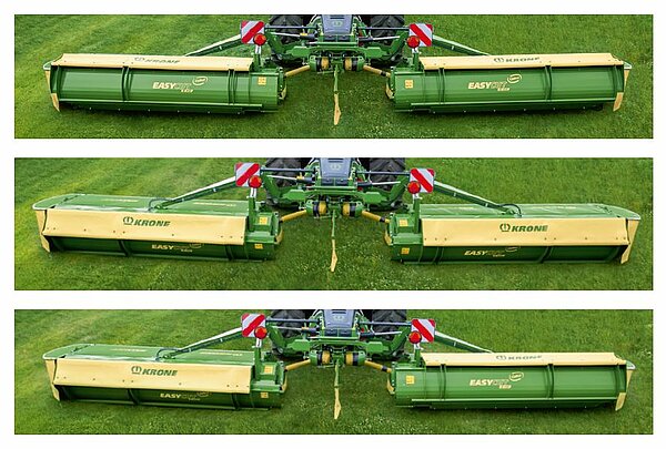 Three swathing modes