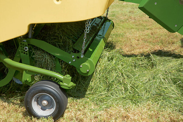 The crop press roller unit