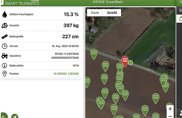 Aplicación SmartBale de KRONE