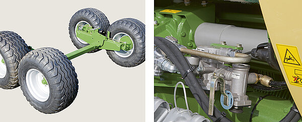 El sistema de frenos de aire comprimido