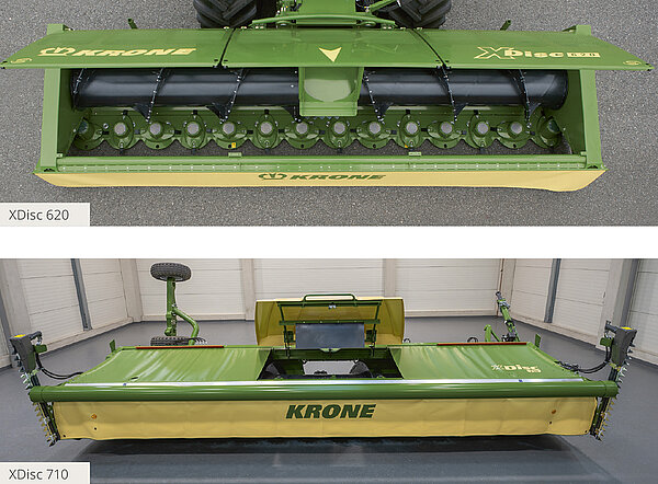 Mähen und häckseln in einem Arbeitsgang