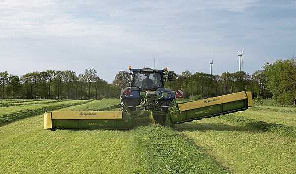 The mowers lift out separately as a standard feature