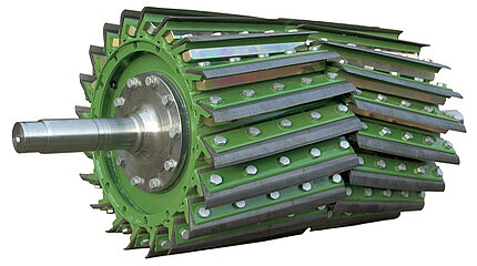 Krone mit Biogas-Trommel auf der Grünen Woche