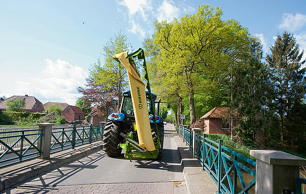 Transport- en parkeerpositie