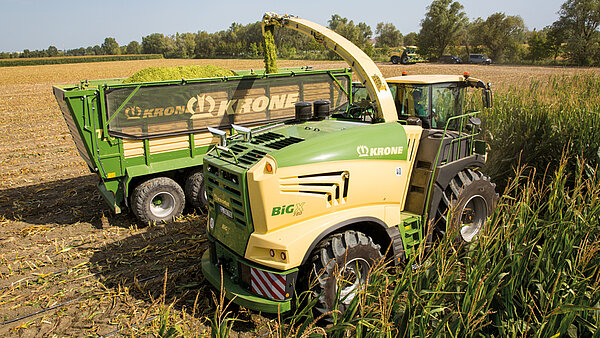 Das KRONE Häckselaggregat