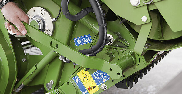 De serie: conexión manual del grupo de cuchillas