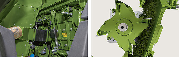 Konstanter Auswurf mit gebündeltem Strahl