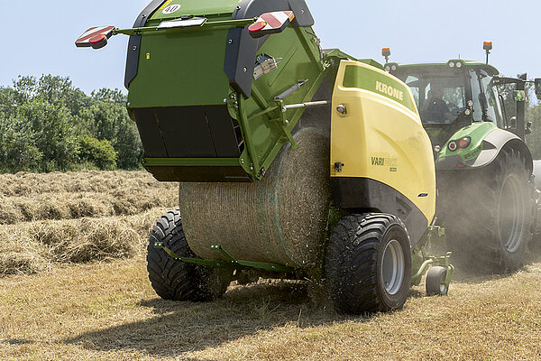 La expulsión de pacas KRONE