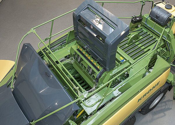 Plataforma de mantenimiento en el anudador – segura y bien diseñada