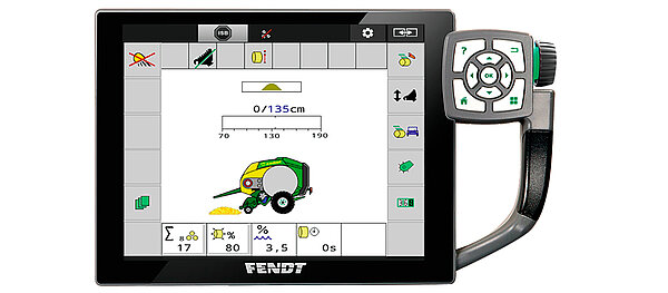 De ISOBUS terminal van de trekker