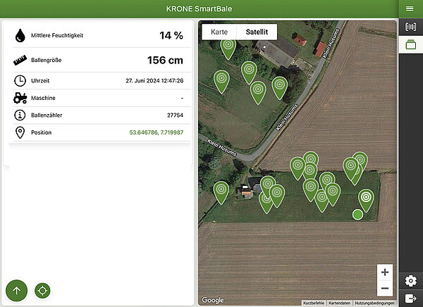 Aplicación SmartBale de KRONE