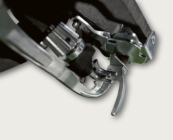 Gancho del anudador en forma de V