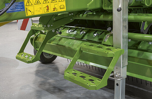 Las escalerillas de acceso