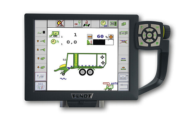 Traktoreigenes Bedienterminal