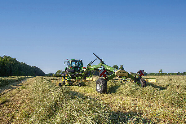 Het KRONE Swadro harkonderstel