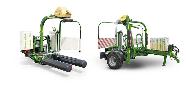 Rundballenwickler, angebaut oder gezogen