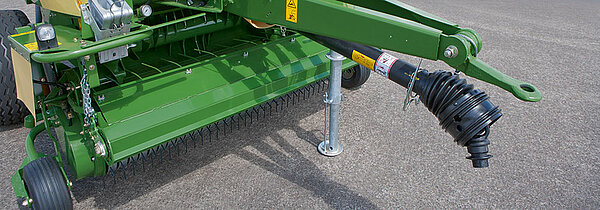 The crop press roller unit