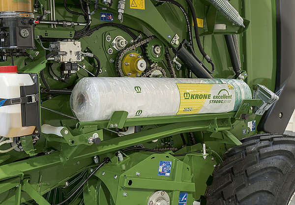 El rollo de malla de reserva