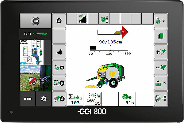 De terminal als camerabeeldscherm