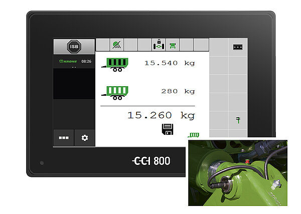 Optional weighing system