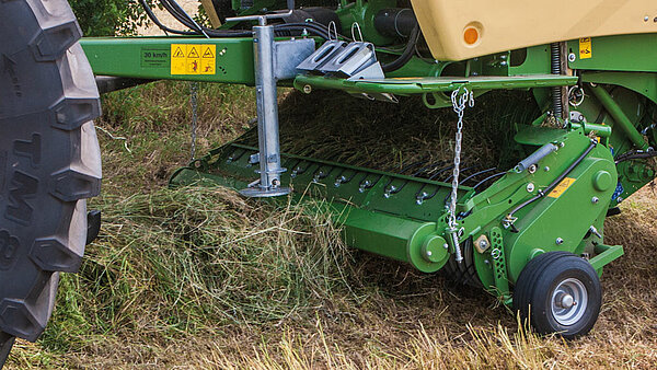 The crop press roller unit