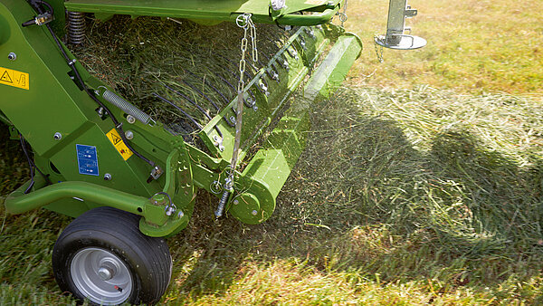 The crop press roller unit