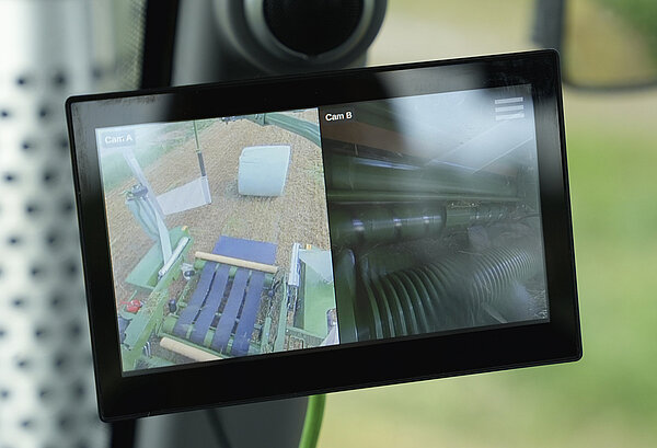 Imágenes de la cámara siempre visibles –  con el monitor de 7 pulgadas