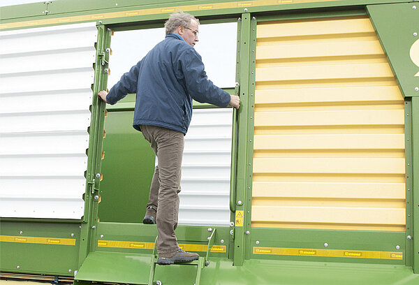 Großzügiger Einstieg