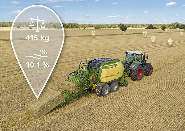 Registro del peso de la paca