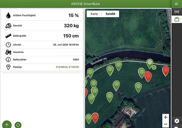 Aplicación SmartBale de KRONE
