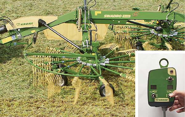 Kreiselhöhe und Einkreiselaushub per Bedienbox