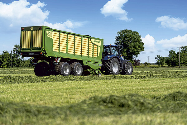 De RX 360 GL/GD als opraap- en transportwagen