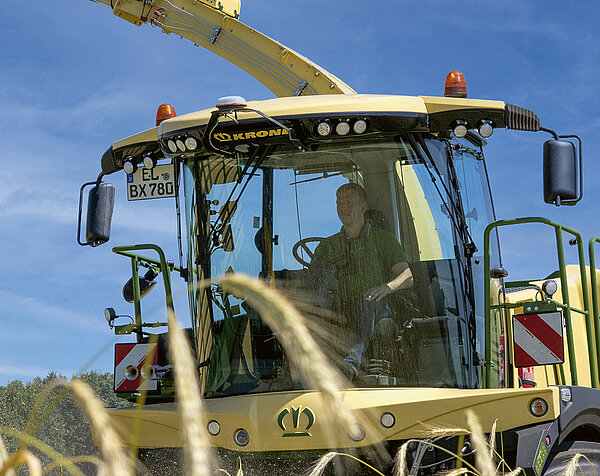 KRONE GPS Guidance en el BiG X
