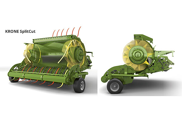 KRONE SplitCut – optimales Futter über die volle Breite