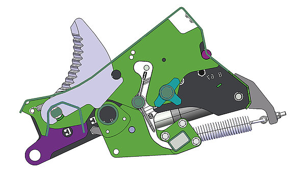 La conexión activa del grupo de cuchillas