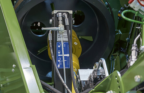 Pata de apoyo hidráulica con doble función