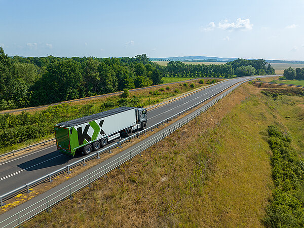KNAPEN KX – Schubbodenlogistik für den Agrartransport