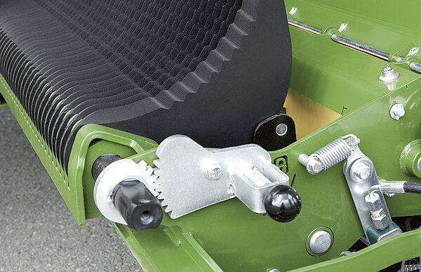 Conexión variable del grupo de cuchillas