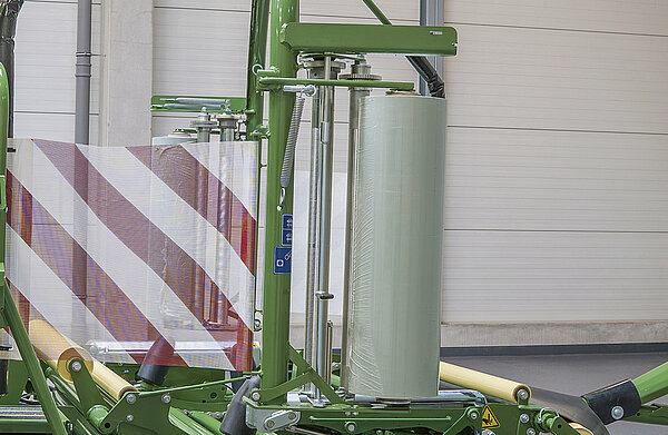 Pre-estirador de plástico y detección de rotura