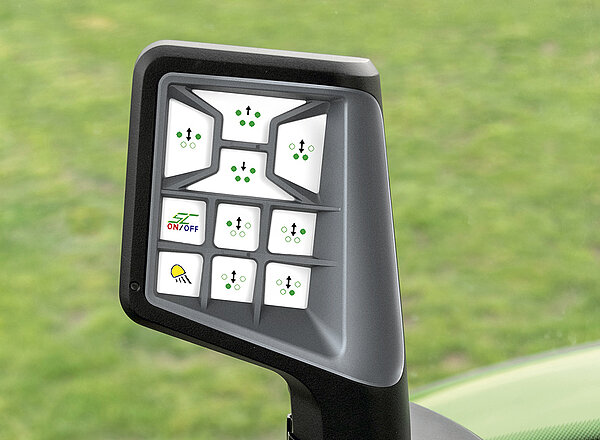 La asignación de teclas visible