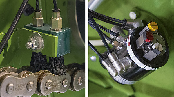 La lubricación de cadenas