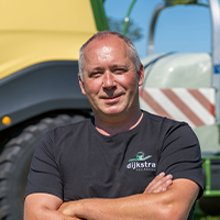 Alex Dijkstra, Milchviehhalter und Lohnunternehmer in Grijpskerk