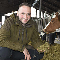 Brent Helthuis, Milchviehbetrieb in Klausdorf