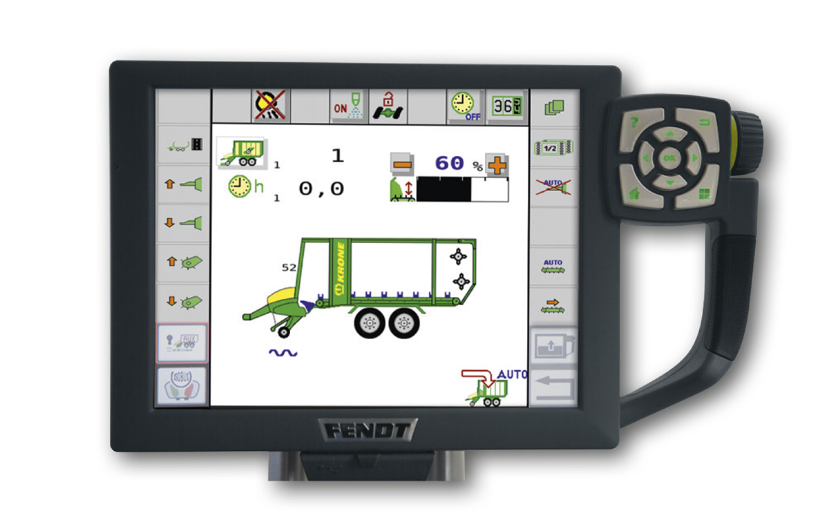 Terminale di comando del trattore